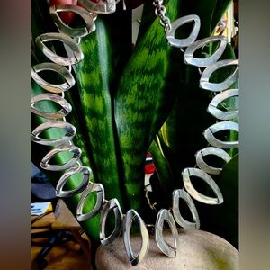 Sterling Artisan choker Necklace